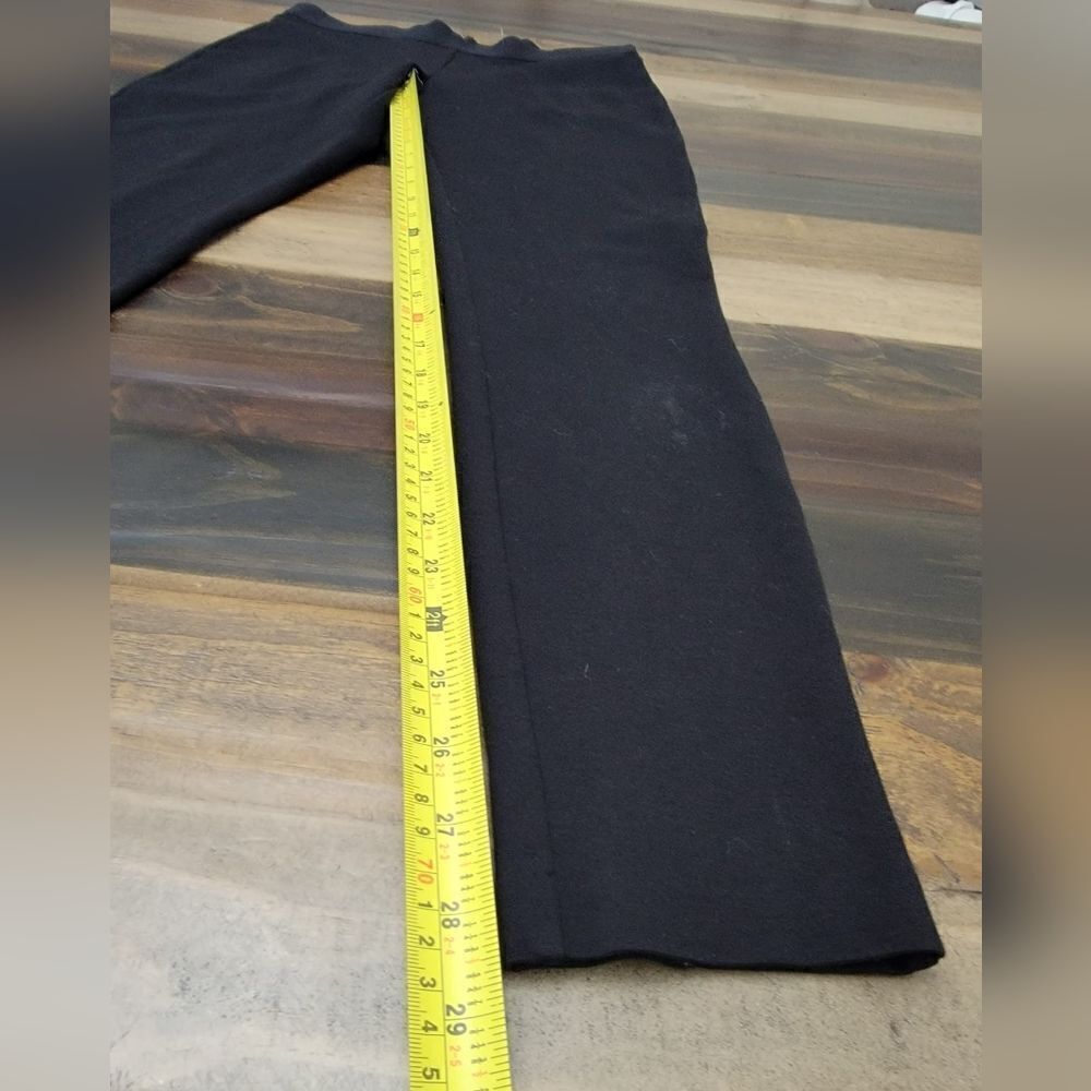 J. Crew Basic Solid Black Leggings Back Zipper Cl… - image 6